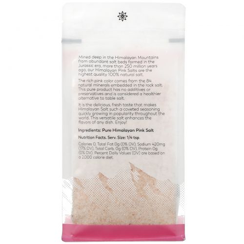 The Spice Lab, Pure Himalayan Pink Crystal Salt, Fine, 16 oz