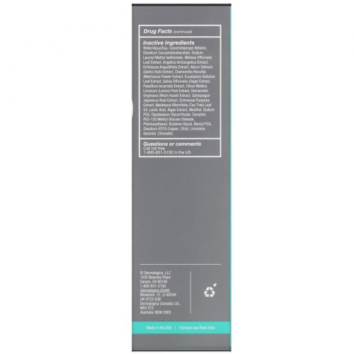 Dermalogica, Active Clearing, Clearing Skin Wash, Breakout Clearing Cleanser, 8.4 fl oz (250 ml)