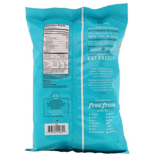 Enjoy Life Foods, Plentils, Sea Salt Lentil Chips, Original, 4 oz (113 g)