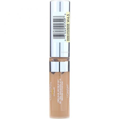 L'Oreal, Консилер True Match Super-Blendable Concealer, оттенок теплый светлый/средний W4-5, 5,2 мл