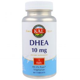 KAL, DHEA, 10 мг, 60 таблеток