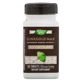 Nature's Way, Ginkgold макс, 120 мг, 60 таблеток