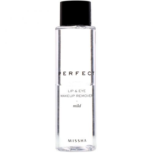 Missha, Perfect Lip & Eye Makeup Remover, Mild, 155 ml