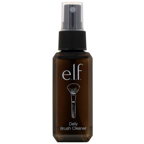 E.L.F. Cosmetics, Средство для ежедневной чистки кистей, прозрачное, 2,02 жидкой унции (60 мл)