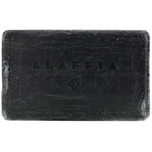 Alaffia, Authentic African Black Soap, Triple Milled Soap, Charcoal Reishi, 5 oz ( 140 g )