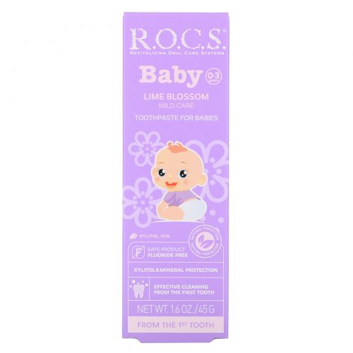 R.O.C.S. , Baby, Lime Blossom Toothpaste, 0-3 Years, 1.6 oz (45 g)