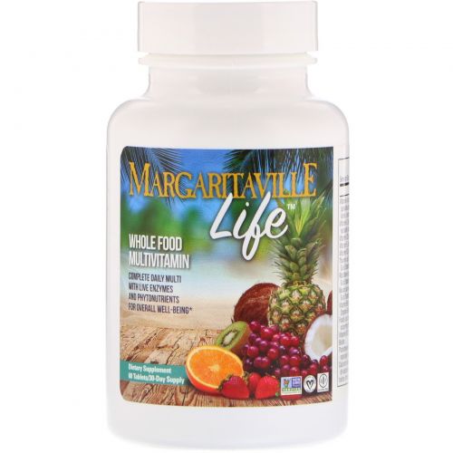 Nature's Plus, Margaritaville Life, Whole Foods Multivitamin, 60 Tablets