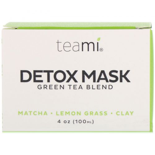 Teami, Detox Mask, Green Tea Blend, 4 oz (100 ml)