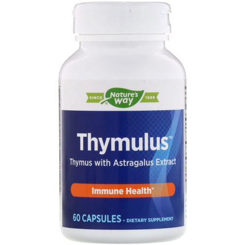Nature's Way, Пищевая добавка Thymulus, мощная поддержка иммунитета, 60 капсул