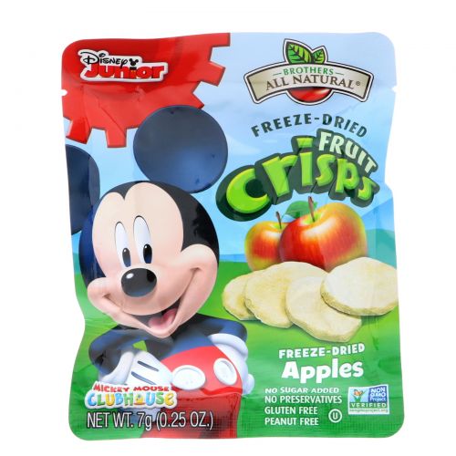 Brothers-All-Natural, Fruit Crisps, Disney, Variety, 5 Single Serve Pack