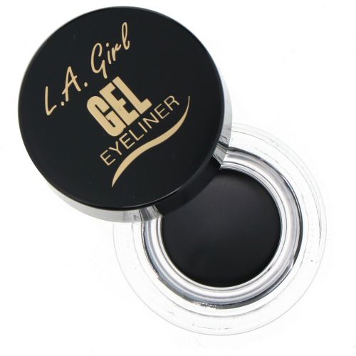 L.A. Girl, Гелевая подводка для глаз Gel Eyeliner, оттенок Jet Black, 3 г