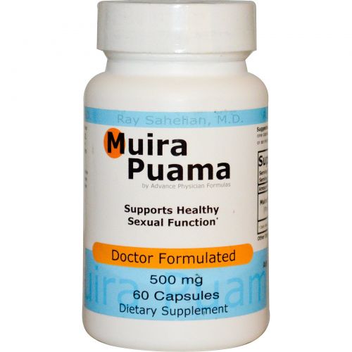 Advance Physician Formulas, Inc., Муира Пуама, 500 мг, 60 капсул