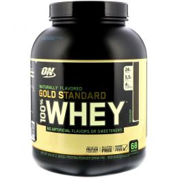 Optimum Nutrition, Gold Standard, 100% Whey, Natural, Chocolate, 4.8 lb (2.18 kg)