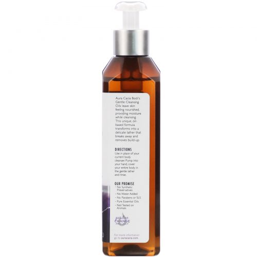 Aura Cacia, Gentle Cleansing Oil, Lavender, 8 fl oz (237 ml)