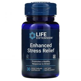 Life Extension, Life Extension, естественное снятие стресса, 30 вегетарианских капсул