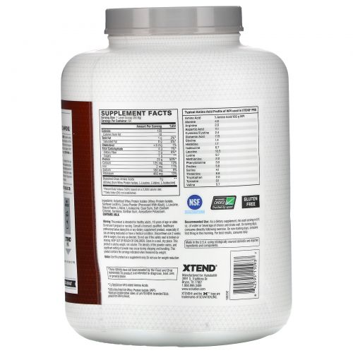 Scivation, Xtend Pro, сывороточный изолят, шоколадный фондан, 5 фунтов (2,3 г)