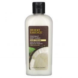Desert Essence, Крем для вьющихся волос с кокосом, 6,4 жидких унций (190 мл)