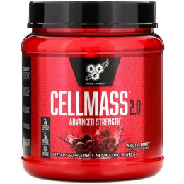 BSN, Cellmass 2.0, концентрированная добавка для восстановления после тренировок, со вкусом арктических ягод, 1.06 фунта (485 г)