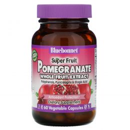 Bluebonnet Nutrition, Экстракт цельных плодов граната, 60 капсул