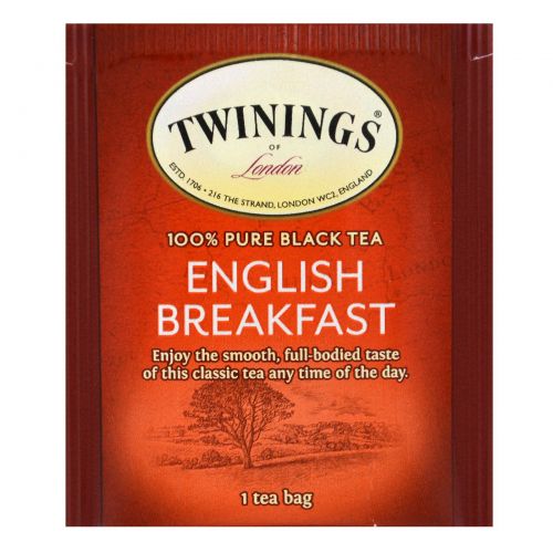 Twinings, English Breakfast Tea, 25 Individual Tea Bags, 1.76 oz (50 g)