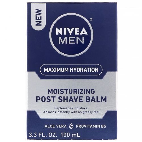 Nivea, Men, максимальное увлажнение, увлажняющий бальзам после бритья, 100 мл (3,3 жидк. унций)