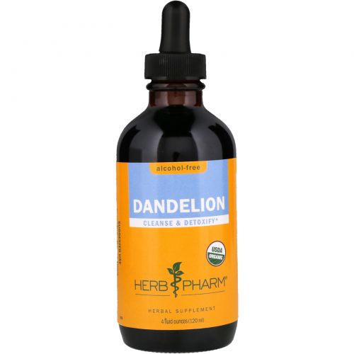 Herb Pharm, Dandelion, Alcohol-Free, 4 fl oz (120 ml)