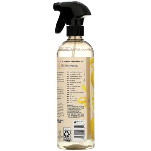 Love Home & Planet, Multipurpose Cleaner Spray, Citrus Yuzu & Vanilla, 23 fl oz (680 ml)