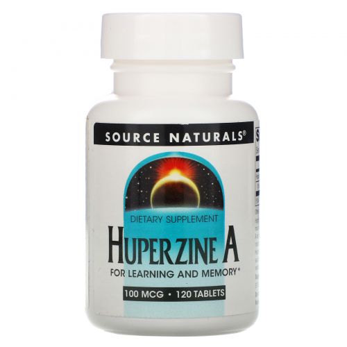 Source Naturals, Гиперзин А, 100 мкг, 120 таблеток