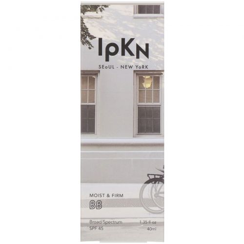 IPKN, BB крем для увлажнения и укрепления кожи с SPF 45, средний, 1,35 ж. унц. (40 мл)