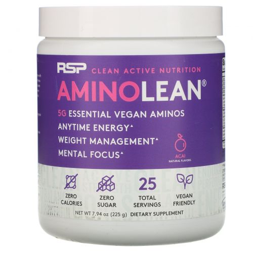 RSP Nutrition, AminoLean,  Acai, 7.94 oz (225 g)