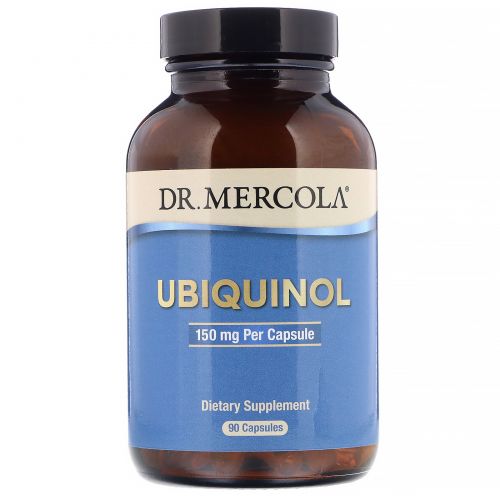 Dr. Mercola, Убихинол, 150 мг, 90 капсул