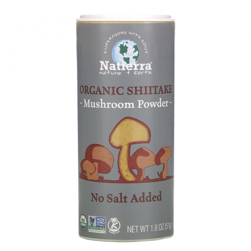 Natierra, Organic Shiitake Mushroom Powder, 1.8 oz (51 g)