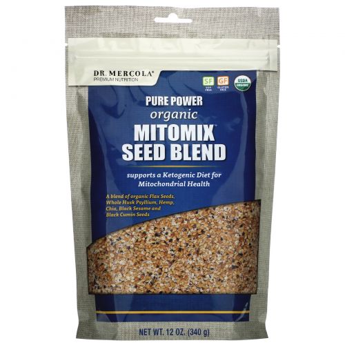 Dr. Mercola, Органическая смесь Mitomix Seed Blend, 12 унций (340 г)