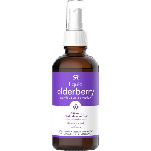 Sports Research, Liquid Elderberry Sambucus Complex Spray, 1,040 mg, 2 fl oz (60 ml)
