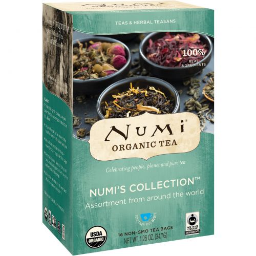 Numi Tea, Органический травяной чай, 18 пакетиков, 1.40 унций (39.6 г)