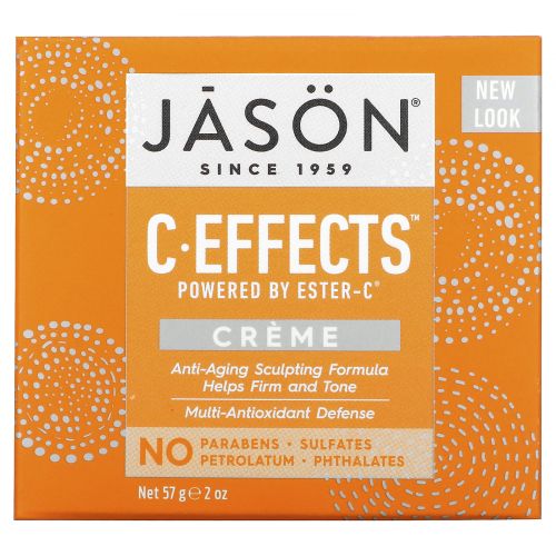 Jason Natural, C Effects, Натуральный крем без примесей, 2 унции (57 г)