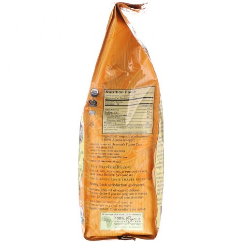 Heather's Tummy Care, Органическая растворимая клетчатка сенегальской акации, 16 унций (453 г)