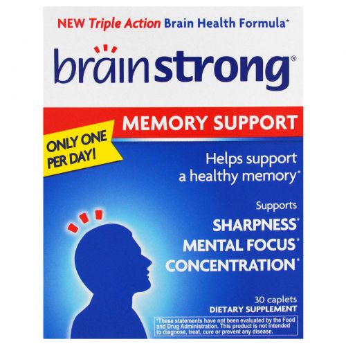 BrainStrong, Средство для улучшения памяти, 30 капсул