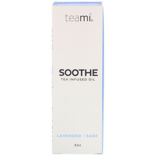 Teami, Soothe, Tea Infused Facial Oil, Lavender Sage, 2 oz