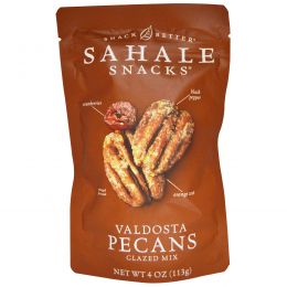 Sahale Snacks, Snack Better, смесь глазированных орехов пекан из Валдосты, 4 унции (113 г)