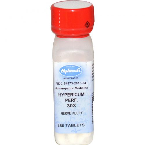 Hyland's, Hypericum Perf. 30X, повреждение нервов 250 таблеток