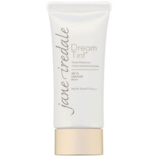 Jane Iredale, Dream Tint, увлажняющий крем с тонирующим эффектом, SPF 15 PA++, оттенок светлый, 50 мл (1,7 жидк. унции)