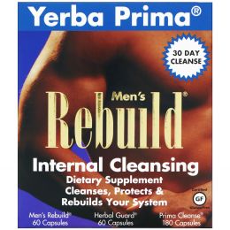 Yerba Prima, Внутреннее очищение Men's Rebuild, программа из 3 частей