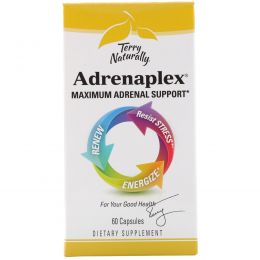 EuroPharma, Terry Naturally, Terry Naturally, Adrenaplex, 60 капсул