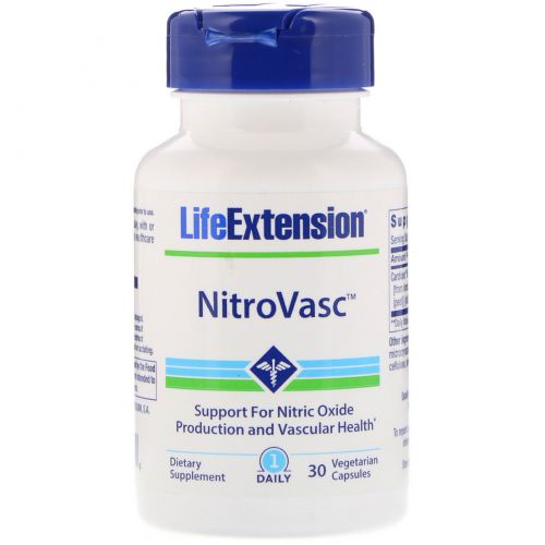 Life Extension, NitroVasc, 30 Vegetarian Capsules