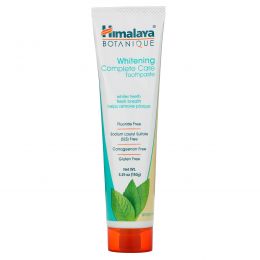 Himalaya Herbal Healthcare, Botanique, отбеливающая зубная паста Simply Mint, 5,29 унций (150 г)