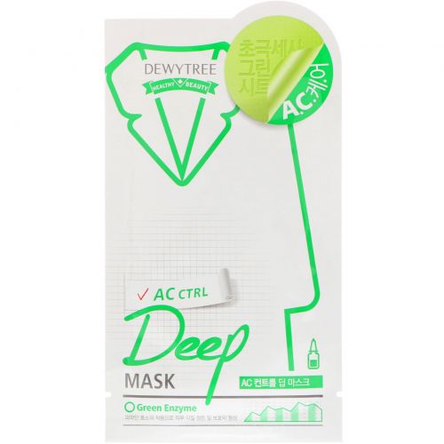 Dewytree, Deep Mask, AC Control, 1 Mask, 27 g