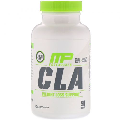 MusclePharm, Essentials, CLA, 1000 mg, 90 Softgels