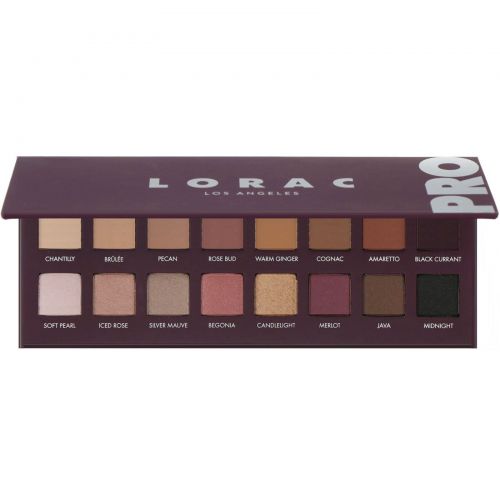 Lorac, Палитра теней для век Pro Palette 4 с основой под тени Mini Behind The Scenes, 14,3 г (0,51 унции)