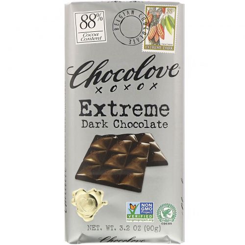 Chocolove, Экстрачерный шоколад, 3,2 унции (90 г)